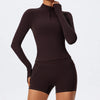 Women's Half Zipper Long Sleeve 2-Pc Activewear