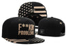 Skull Hand Snapback Hat – Flat Bill Adjustable Baseball Cap by FitiqueFit