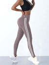 Women Striped Slim Leggings