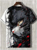 Samurai Cat Graphic T-Shirt – Japanese Style 3D Print Men's Tee by FitiqueFit