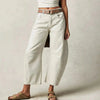 Women's Y2K Baggy Mid-Waist Wide-Leg Jeans – 90s Streetwear Vibe by FitiqueFit