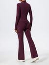 Women's Half Zipper Long Sleeve 2-Pc Activewear
