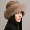 Women’s Faux Fur Knit Beanie by FitiqueFit