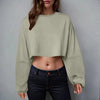 🧘‍♀️ Women’s Long Sleeve Loose-Fit Crop Top by FitiqueFit