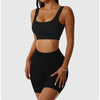 🖤 Ribbed Seamless Yoga Set by FitiqueFit