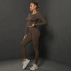 Women's Seamless Long Sleeve Yoga Top by FitiqueFit
