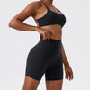 Super Soft Fabric Yoga Gym Shorts High Waist Sports Leggings Workout Cycling