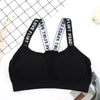 Women Letter Strap Sports Bra