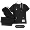 Unisex Medical Uniforms Scrubs Top Pants