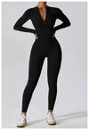 Yoga Jumpsuit Long Sleeved Zipper Rompers