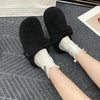 🩴 Winter Cotton Drag Outside Flat Fluffy Slippers by FitiqueFit