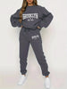 Women’s Plush Hoodie & Pants Sweater Set – Cozy Winter Tracksuit by FitiqueFit