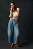 Women’s Elastic Waist High Waisted Jeans by FitiqueFit