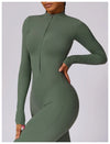 Yoga Jumpsuit Long Sleeved Zipper Rompers