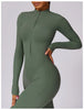 Yoga Jumpsuit Long Sleeved Zipper Rompers