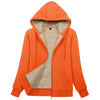 Sherpa-Lined Fleece Zip-Up Hoodie Jacket Women by FitiqueFit
