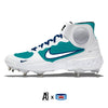 "Seattle" Nike Alpha Huarache Elite 3 Mid Cleats