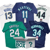 Autographed/Signed Seattle Baseball Jersey Mystery Box with PSA JSA or Beckett COA by Hall of Fame Sports Memorabilia