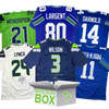 Autographed/Signed Seattle Football Jersey Mystery Box with PSA JSA or Beckett COA by Hall of Fame Sports Memorabilia