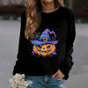 🎃 Vintage Pumpkin Print Long Sleeve T-Shirt – Harajuku Halloween Graphic Tee by FitiqueFit