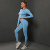 Women's Seamless Long Sleeve Yoga Top by FitiqueFit
