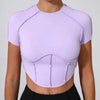NudeFit Quick-Dry Yoga Top - Seamless Activewear