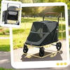 Dog Stroller for Large Dogs Up to 66 LBS with All-Terrain Spring Suspension, 8-Position Adjustable Handle by Furr Baby Gifts