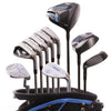 Lazrus Golf 11 pc Set - Driver, 3W, 4H, 6-PW Irons, 56° Wedge, Putter & Bag