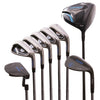 Lazrus Golf 8 pc Set - Driver, 6-PW Irons, 56° Wedge, Putter