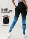 Tie Dye Yoga Pants Sport Leggings Women Seamless High Waist Push Up Tights Fitness Workout Leggins Gym Clothing