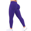 Women's Yoga Pants High Waist  Solid Color Tight Fitting Sports Leggings Yoga Exercise Pants