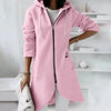 Oversized Zip-Up Streetwear Hoodie Women by FitiqueFit