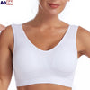 S-7XL Plus Size Thin Non-underwire Bra Women's Underwear Sports Yoga Wireless Seamless adjustable Brassiere