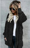 Double Fleece Plush Hooded Cardigan Jacket Women by FitiqueFit
