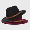 Unisex Wool Fedora – Flat-Brim Felt Hat for Fall & Winter by FitiqueFit