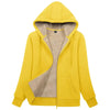 Sherpa-Lined Fleece Zip-Up Hoodie Jacket Women by FitiqueFit