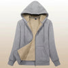 Sherpa-Lined Fleece Zip-Up Hoodie Jacket Women by FitiqueFit