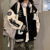 Y2K Oversized Lamb-Wool Bomber Jacket Women by FitiqueFit