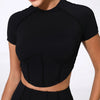 NudeFit Quick-Dry Yoga Top - Seamless Activewear