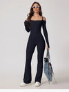 Yoga Jumpsuit Women's Sports Overalls Flared Trousers