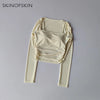Yoga Clothes Women Sports Tops Fixed Chest Pads Mesh Splicing Slimming Long Sleeves Fashionable Running Training