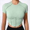 NudeFit Quick-Dry Yoga Top - Seamless Activewear