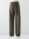 White Sweatpants For Women High Waist Jogger Wide Leg