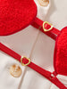 Ellolace Erotic Lingerie Ultra Sexy Adult Towel Embroidery Love Heart Bra Thongs Sissy Pure Desire Onlyfans Outfits Hot Costume