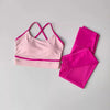 Women's Workout Set 2 Piece High Waist Leggings Sports Bra