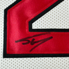 Framed Autographed/Signed Shaquille Shaq O'Neal 35x39 Miami Heat White Basketball Jersey Beckett BAS COA
