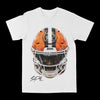 Shedeur Sanders "Big Face Helmet" Graphic Tee by Obsessed with graphic tees
