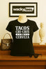 Tacos ChiChis Boobs and Cerveza Beer Adult Humor Funny Graphic Tee Shirt by MyWackyTees