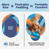 Travel Dog Bed - Foldable & Packable for Travel, Road Trip, Camping by Rubyloo