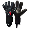 ONEKEEPER Viper Black - Strap or Strapless Negative Cut  Pro-Level Goalkeeper Gloves for Kids, Youth and Adults